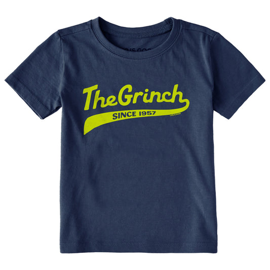 Toddler The Grinch Ballyard Script Short Sleeve Crusher Tee