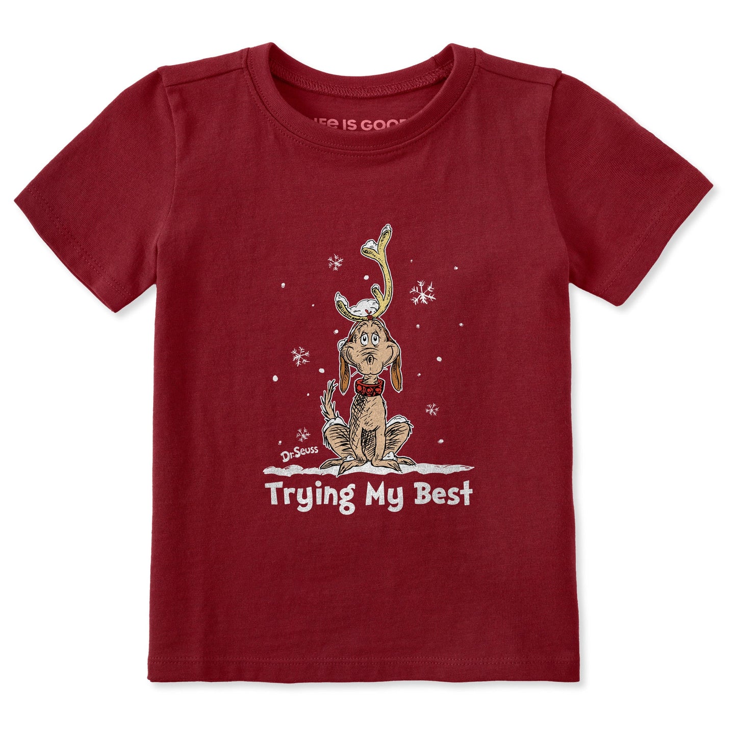 Toddler Trying My Best Max Short Sleeve Crusher Tee