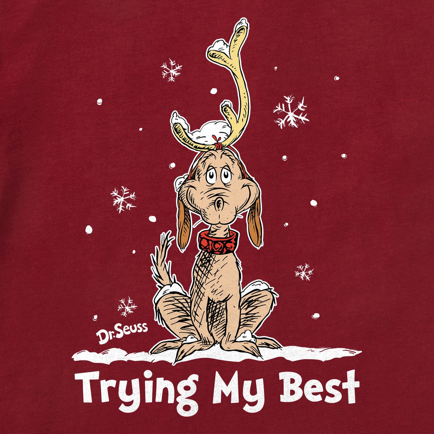 Toddler Trying My Best Max Short Sleeve Crusher Tee