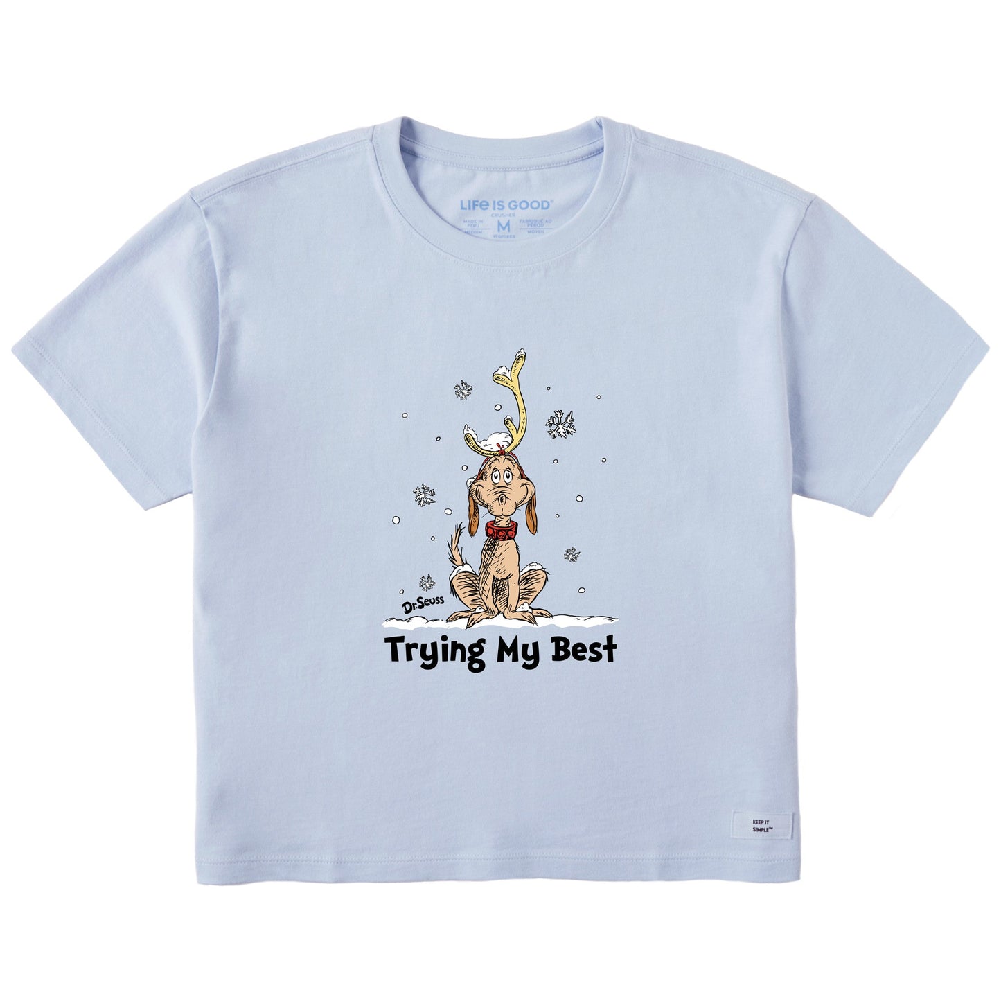 Women's Trying My Best Max Short Sleeve Crusher Boxy Tee