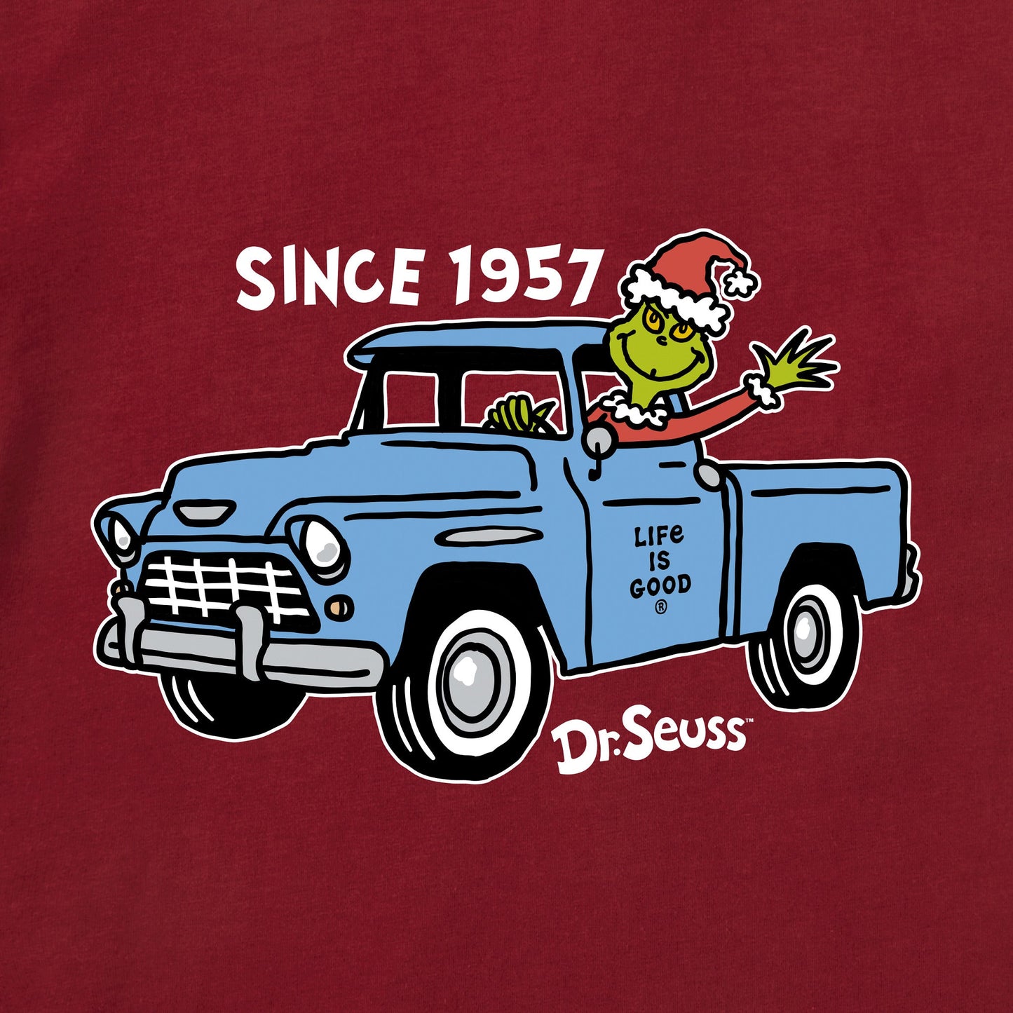 Women's Since 1957 Grinch Long Sleeve Crusher Tee