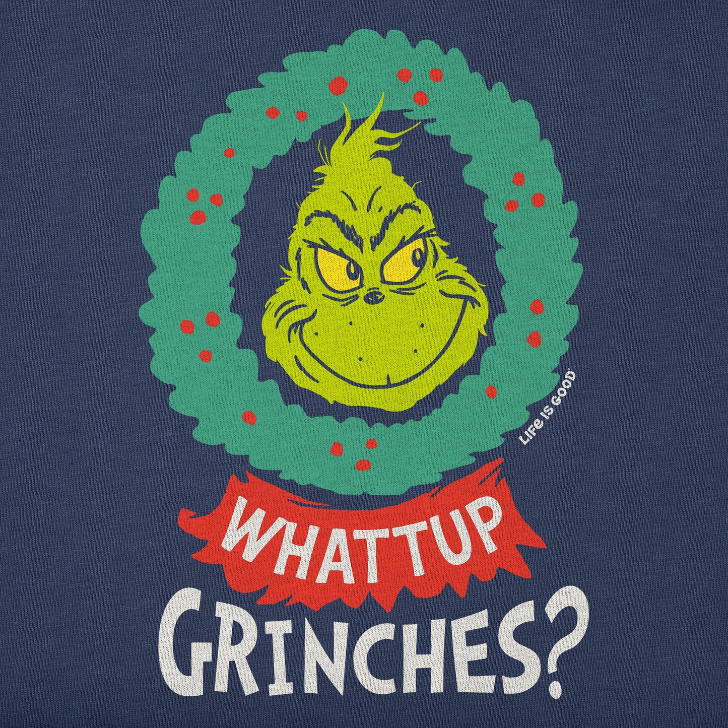 Women's Whattup Grinches Long Sleeve Crusher Tee