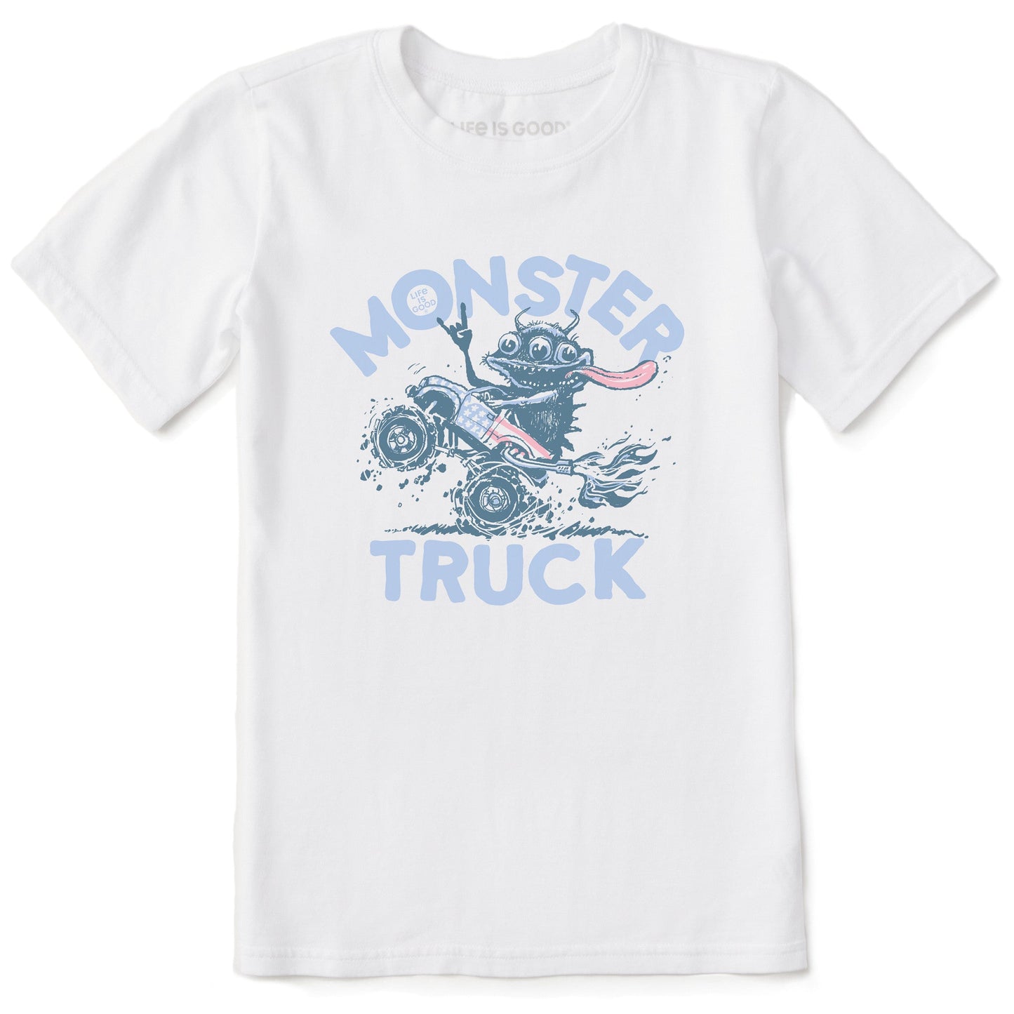 Kids Monster Truck Ride Short Sleeve Crusher Tee