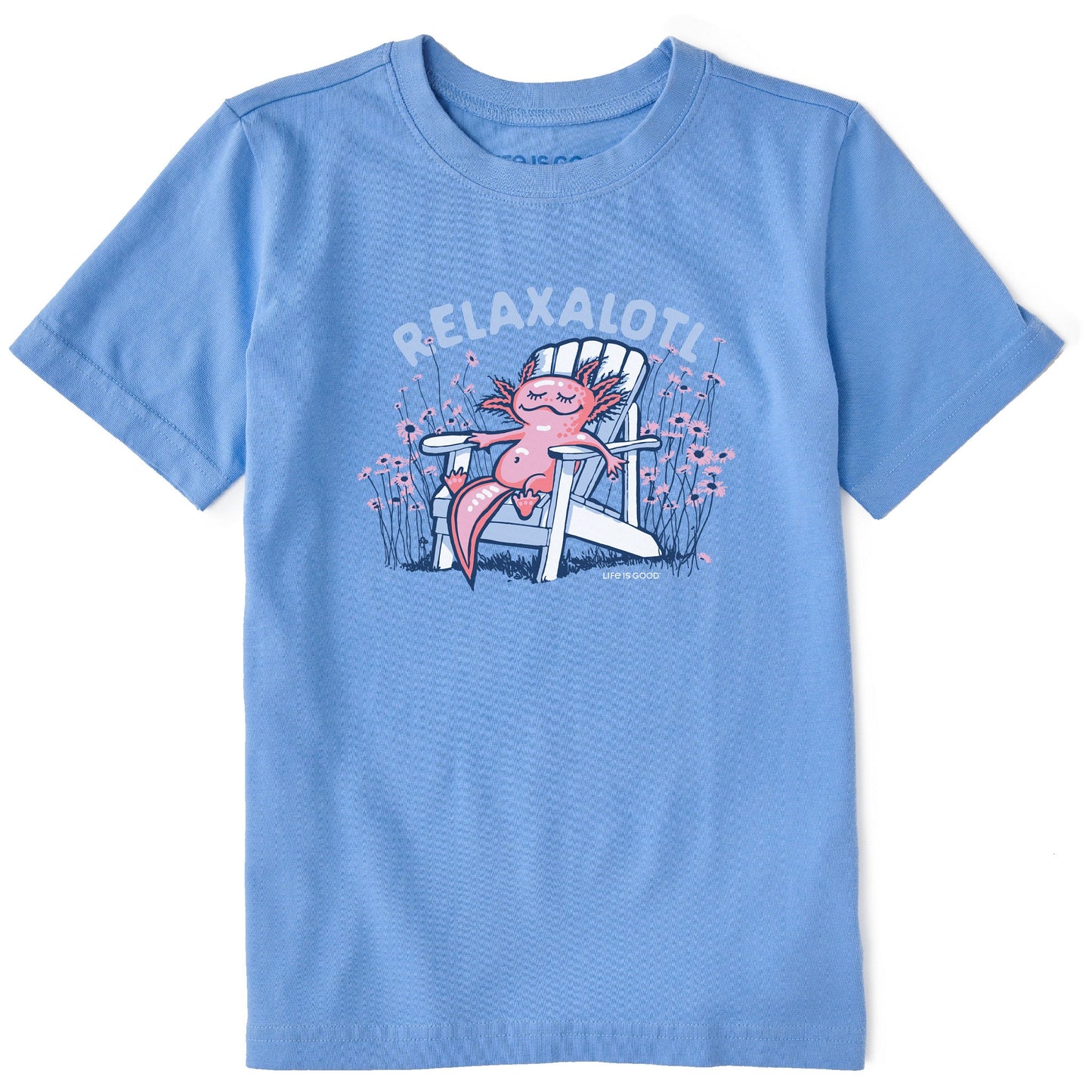 Kids Relaxalotl Adirondack Short Sleeve Crusher Tee
