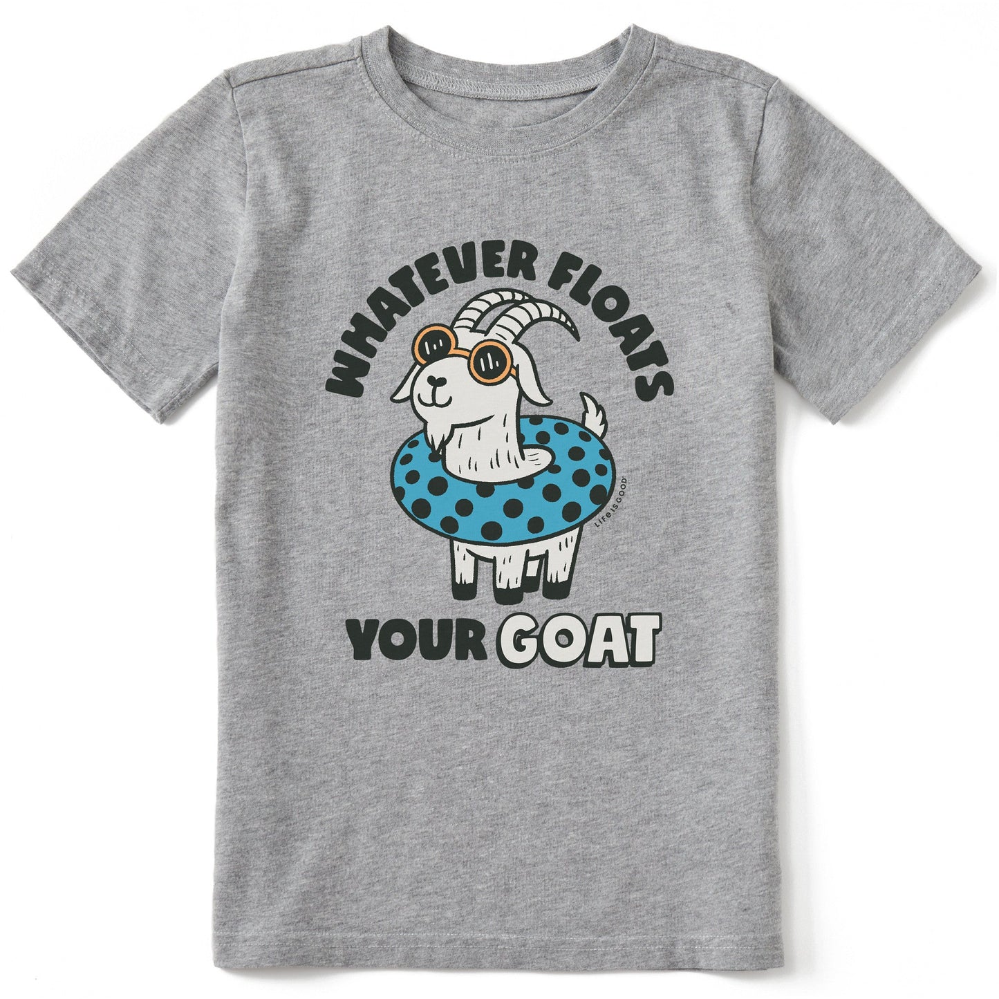 Kids Whatever Floats Your Goat Short Sleeve Crusher Tee