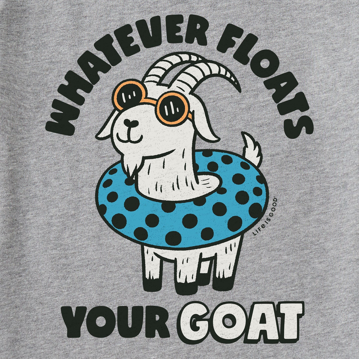 Kids Whatever Floats Your Goat Short Sleeve Crusher Tee