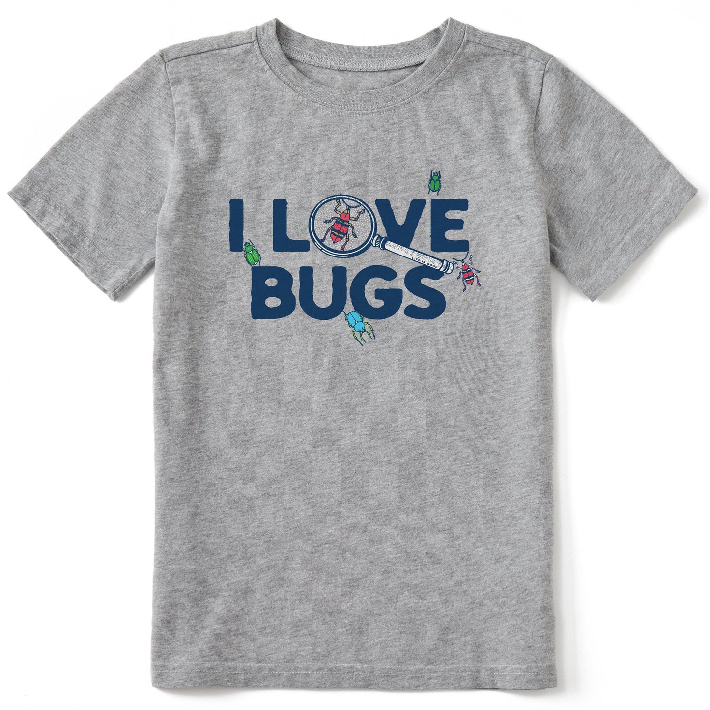 Kids I Love Bugs Short Sleeve Crusher Tee