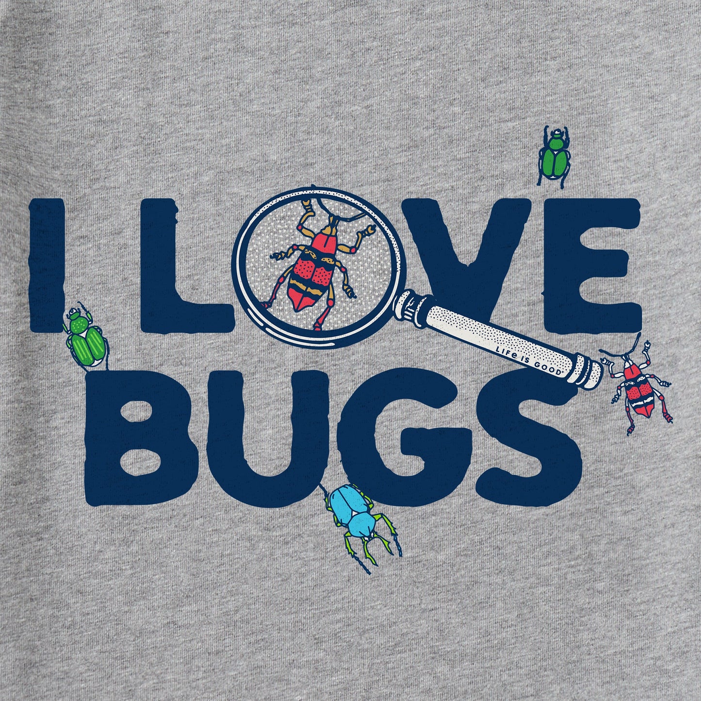 Kids I Love Bugs Short Sleeve Crusher Tee