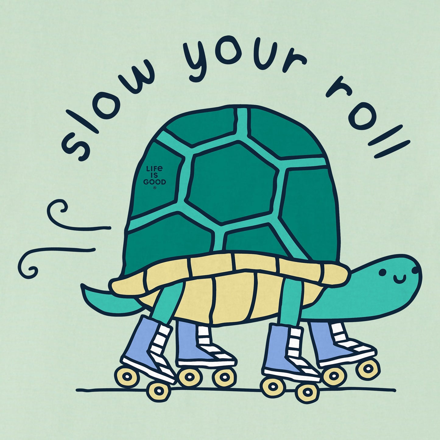 Kids Slow Your Roll Turtle Short Sleeve Crusher Tee