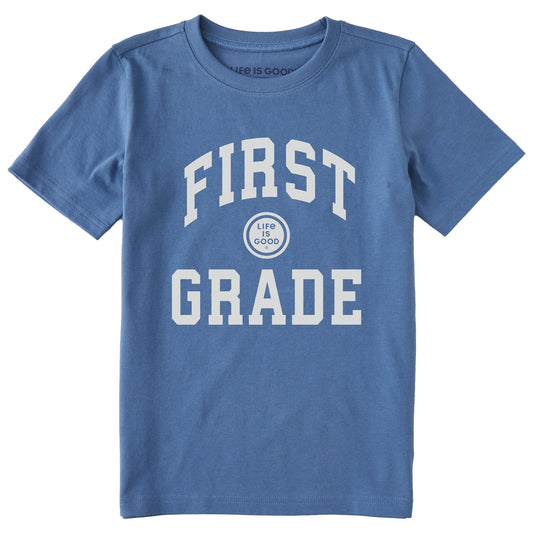 Kids First Grade Short Sleeve Crusher Tee