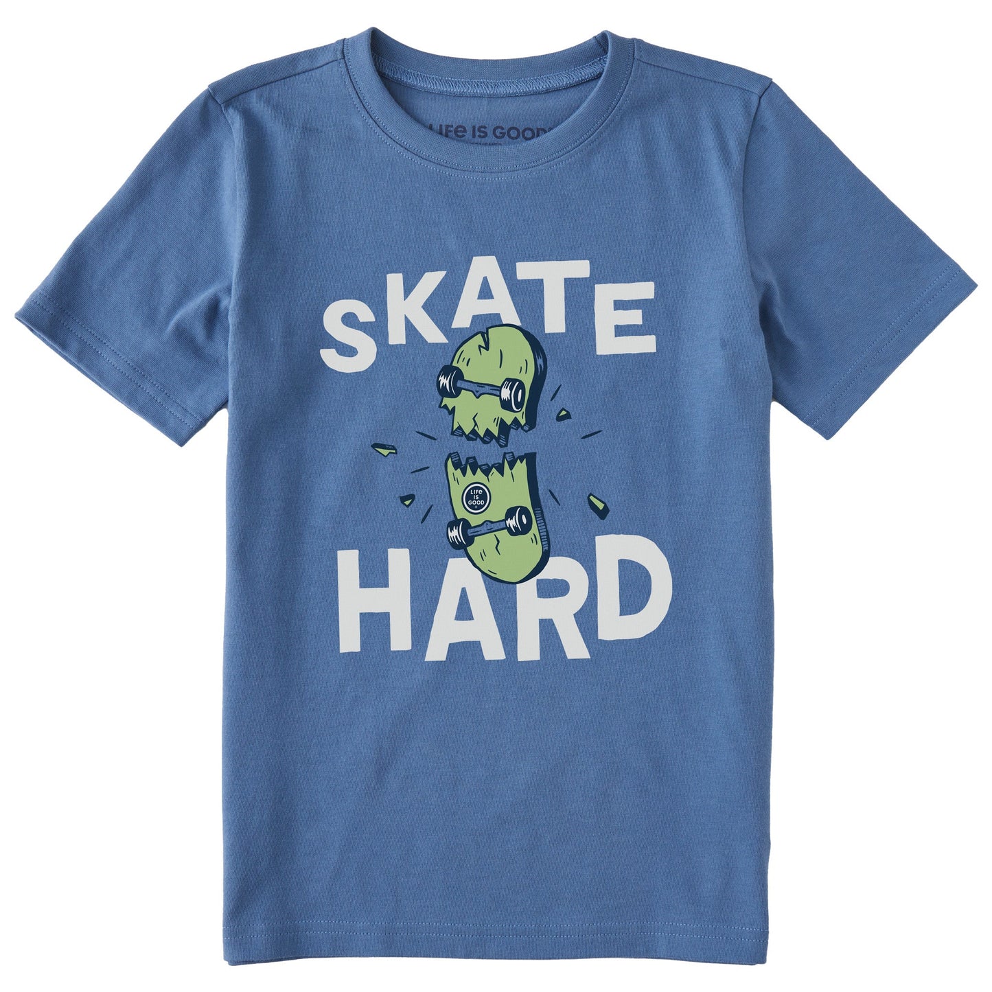 Kids Skate Hard Short Sleeve Crusher Tee
