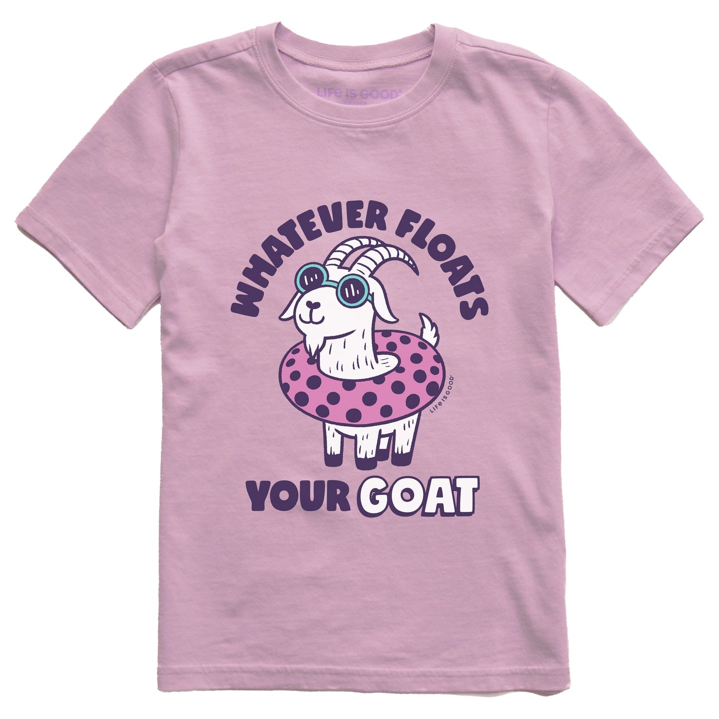 Kids Whatever Floats Your Goat Short Sleeve Crusher Tee