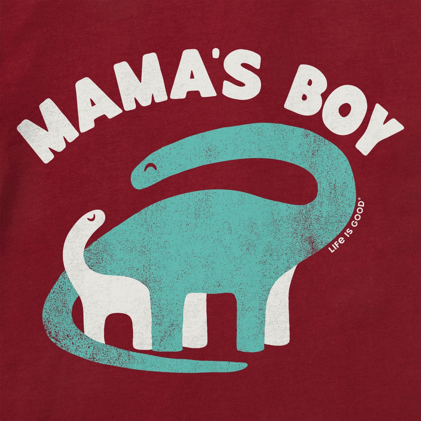 Toddler Mama's Boy Dino Short Sleeve Crusher Tee