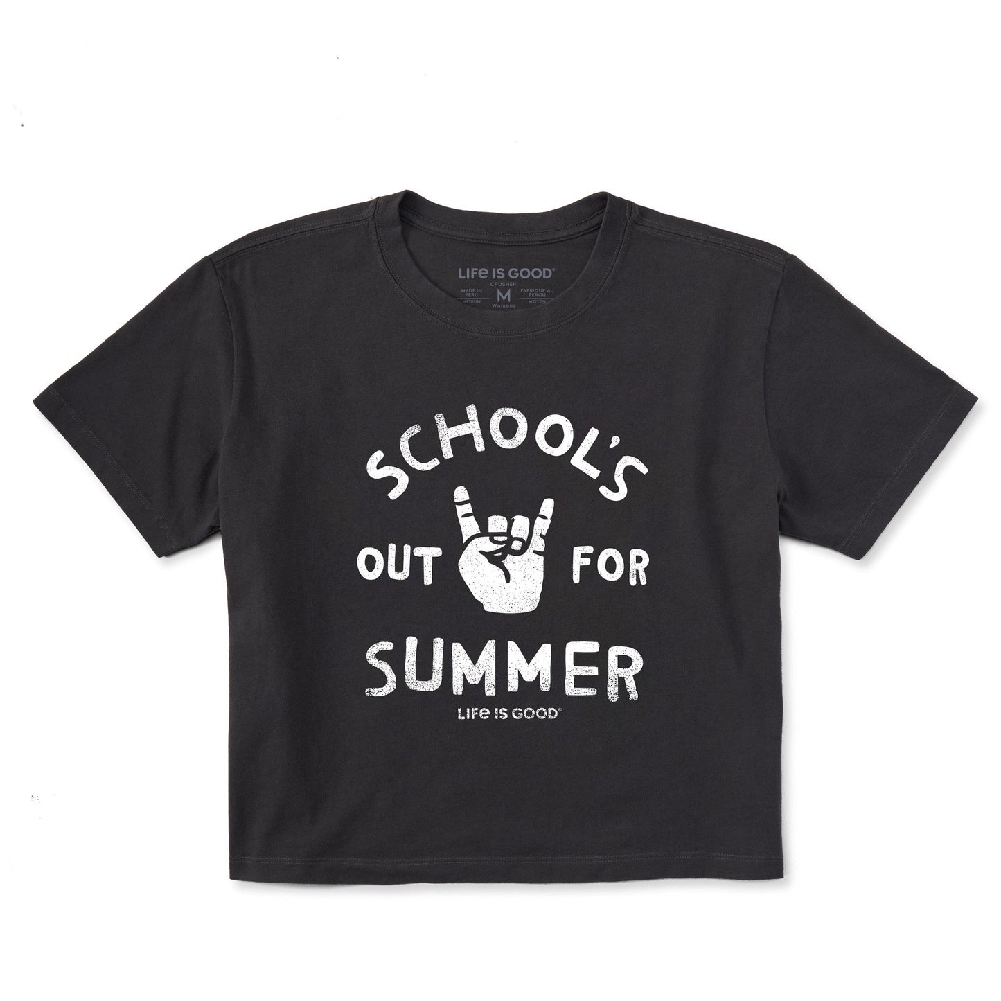 Women's School's Out For Summer Short Sleeve Crusher Boxy Tee