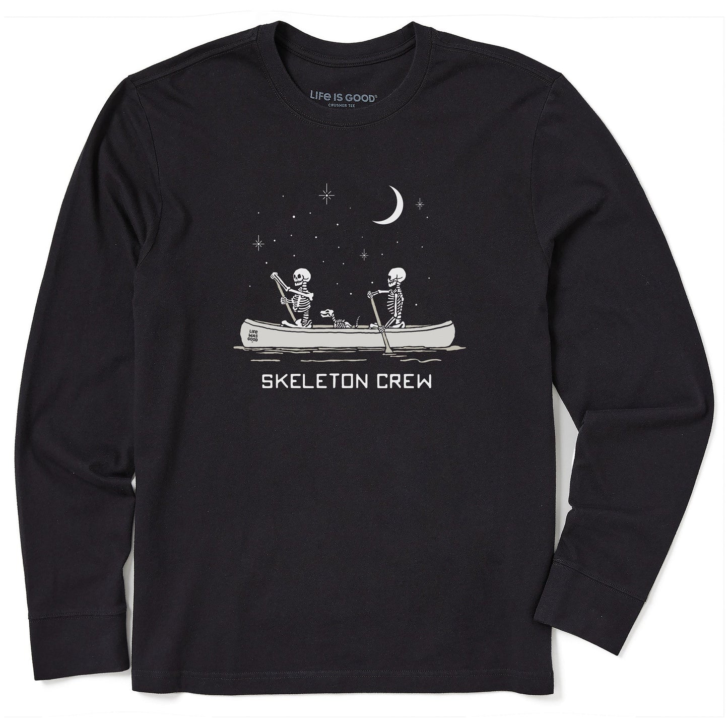 Men's Skeleton Crew Long Sleeve Crusher Tee