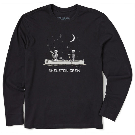 Men's Skeleton Crew Long Sleeve Crusher Tee