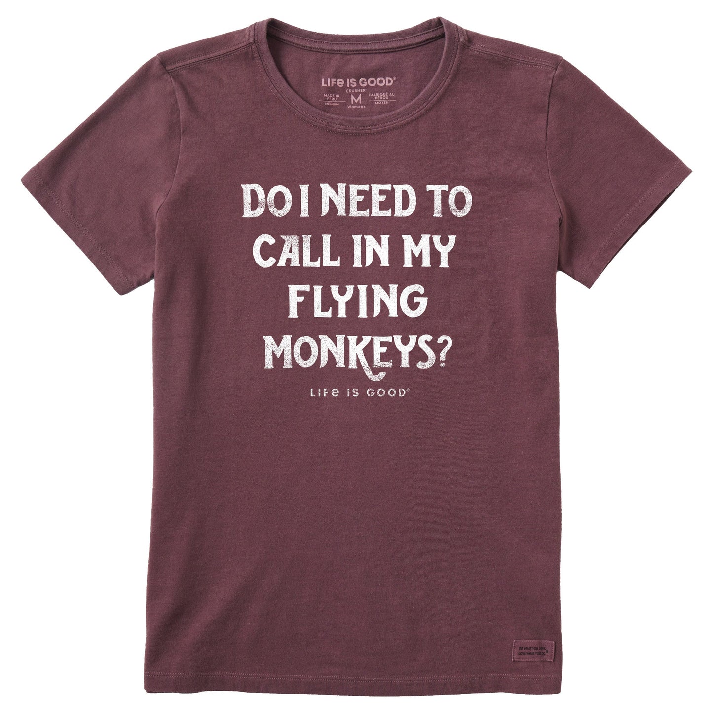 Women's FLYING MONKEY Short Sleeve Crusher Tee