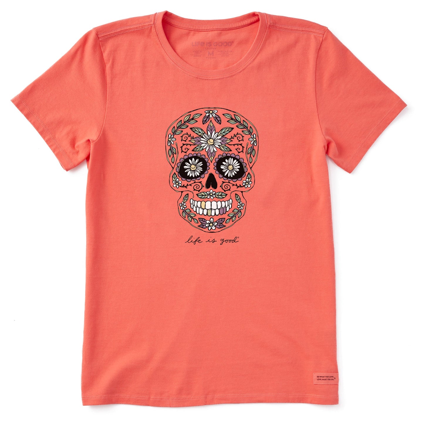 Women's Daisy Skull Short Sleeve Crusher Tee