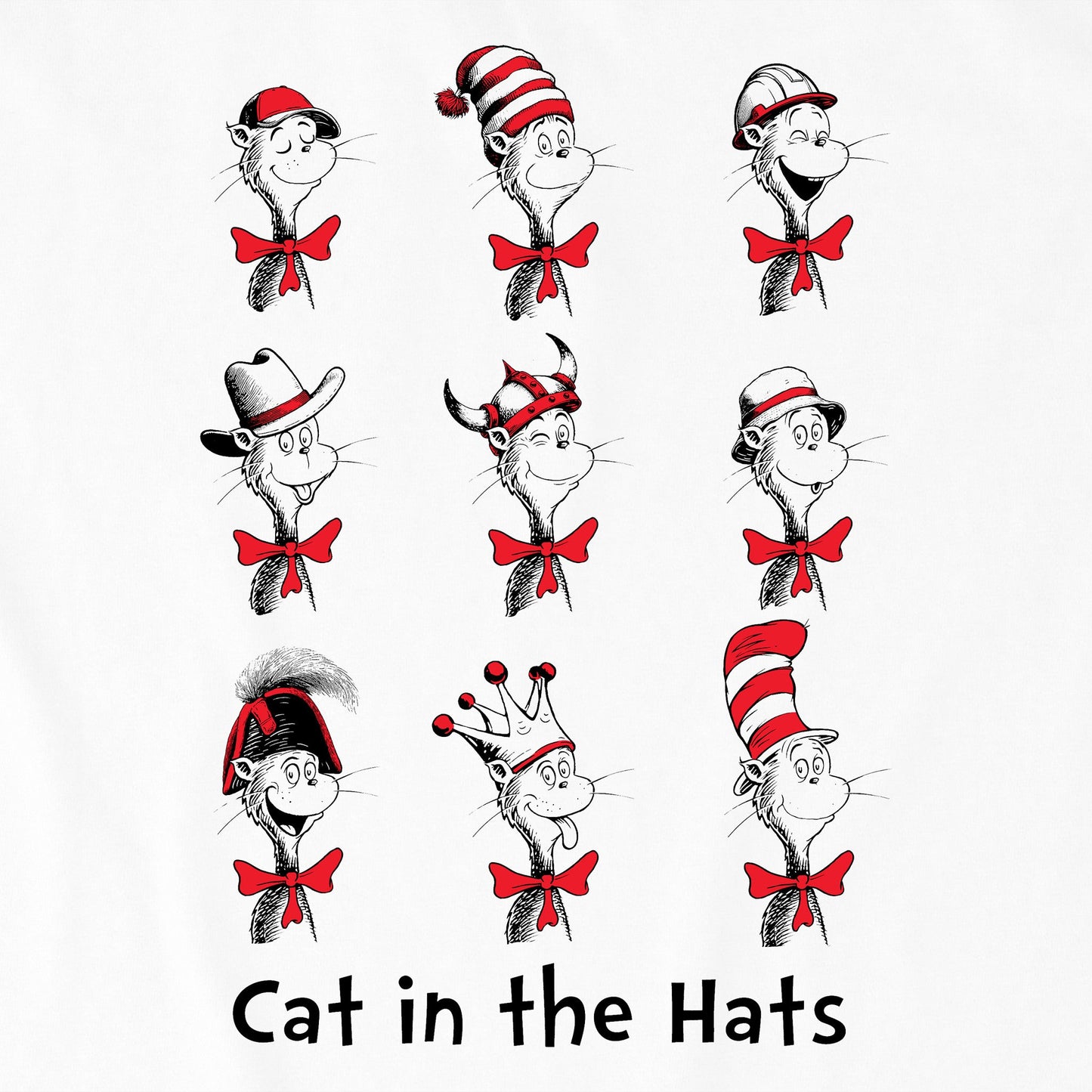 Kids Cat in the Hats Short Sleeve Crusher Tee
