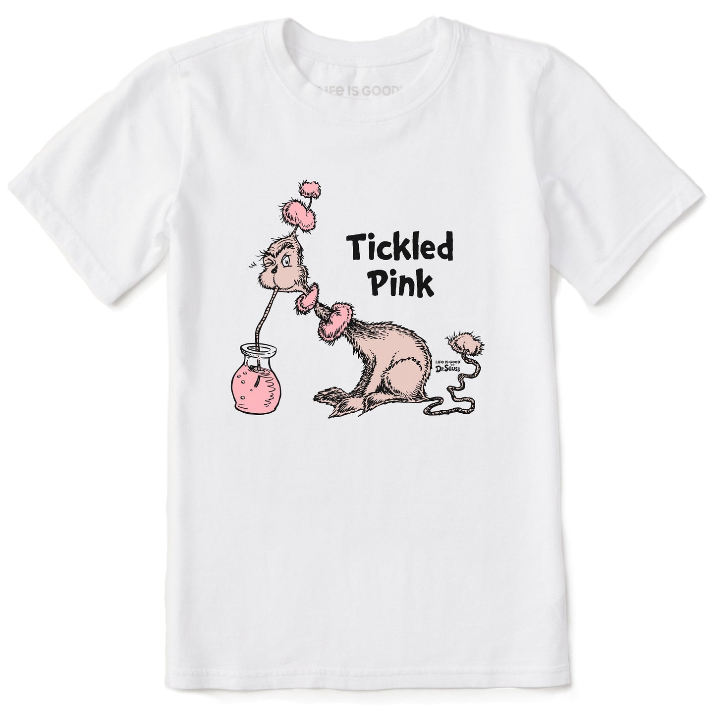 Kids Dr. Seuss Tickled Pink Short Sleeve Crusher Tee