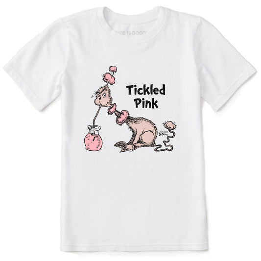 Kids Dr. Seuss Tickled Pink Short Sleeve Crusher Tee