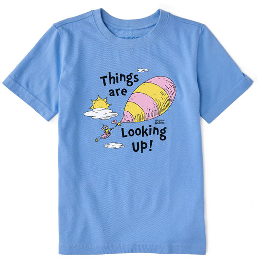Kids Dr. Seuss Things are Looking Up Short Sleeve Crusher Tee