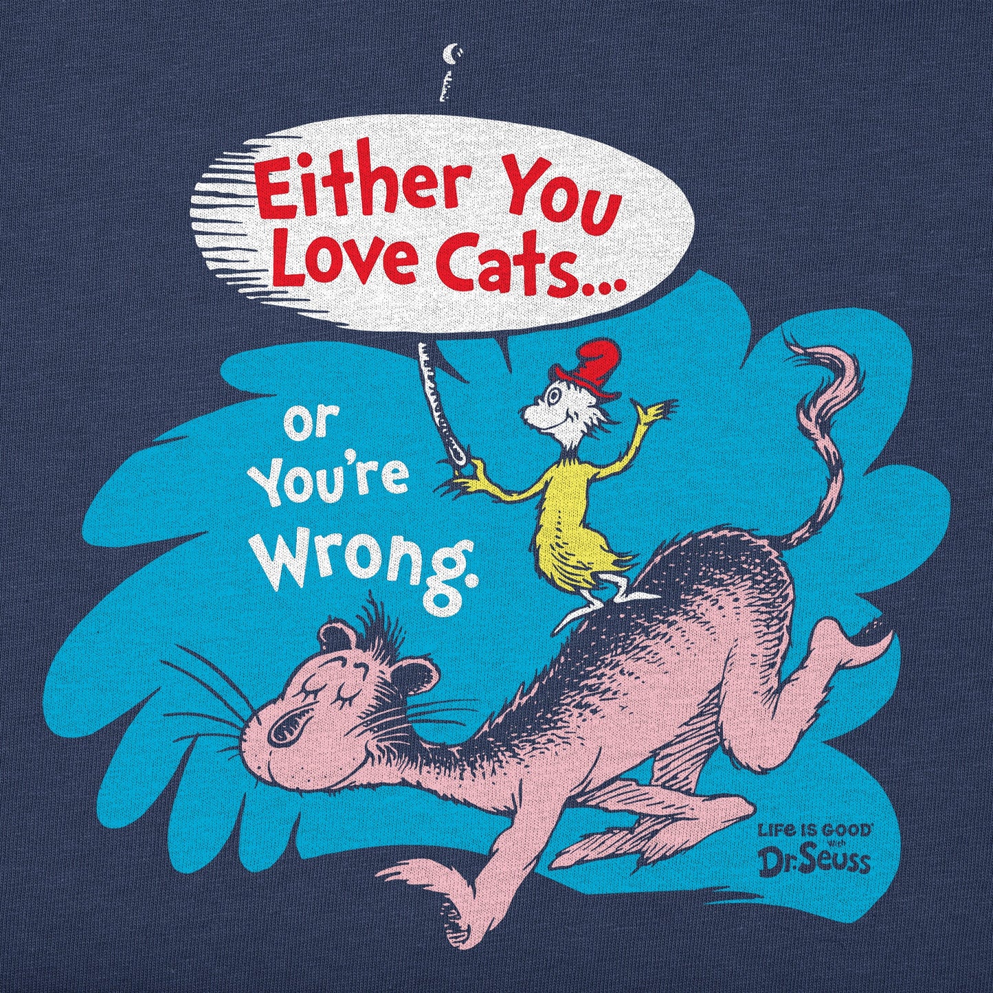 Kids Dr. Seuss Cat Love Short Sleeve Crusher Tee