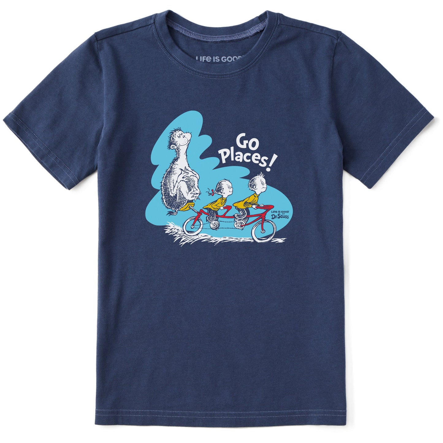 Kids Dr. Seuss Go Places Short Sleeve Crusher Tee