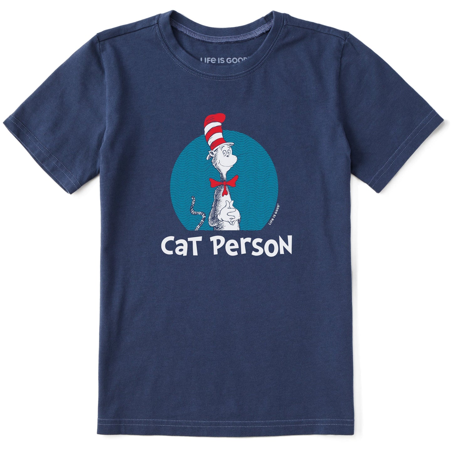 Kids Dr. Seuss Cat Person Short Sleeve Crusher Tee