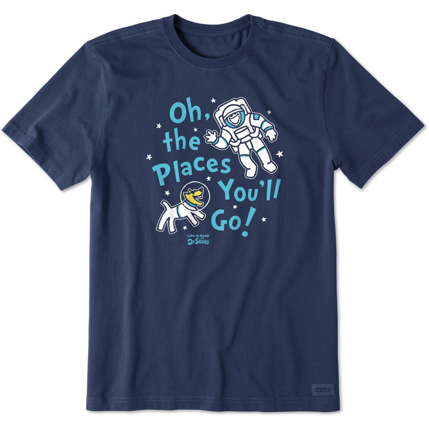 Men's Oh the Places You'll Go Space Short Sleeve Tee