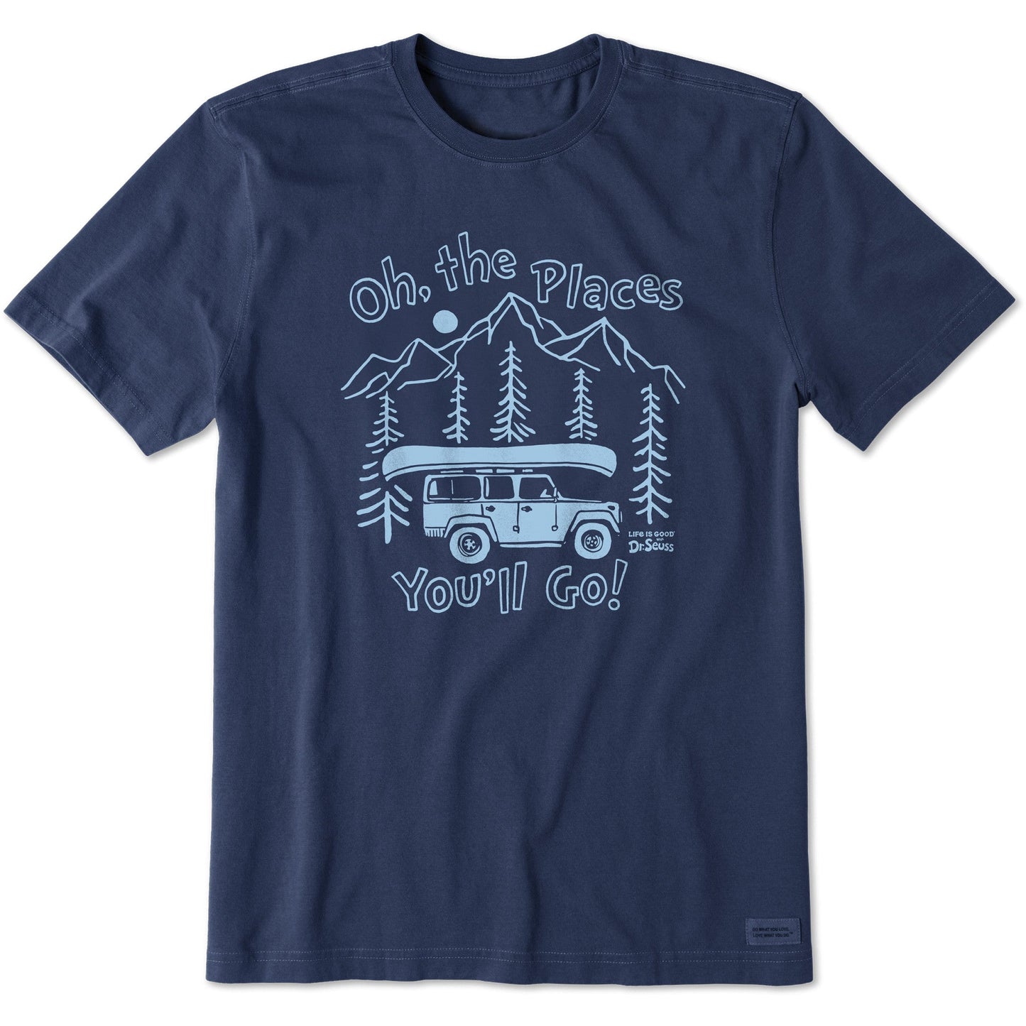 Men's Oh the Places You'll Go Canoe Trip Short Sleeve Tee