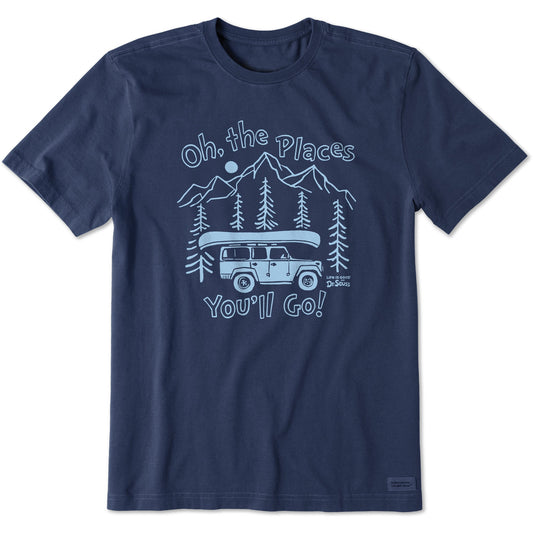 Men's Oh the Places You'll Go Canoe Trip Short Sleeve Tee