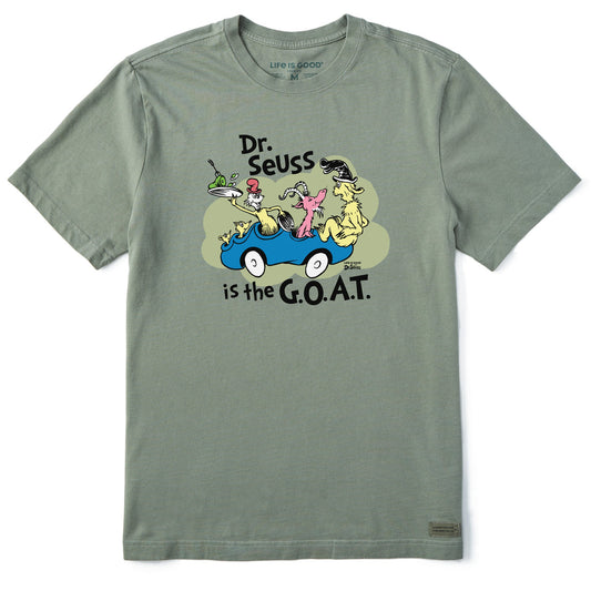 Men's Dr. Seuss is the GOAT Short Sleeve Tee