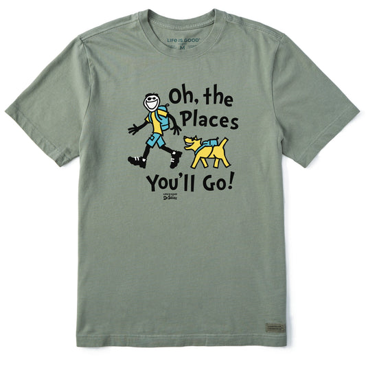 Men's Oh the Places You'll Go Hiking Short Sleeve Tee