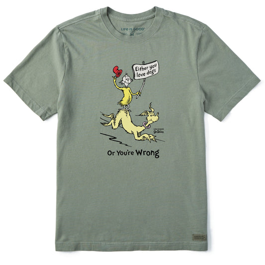Men's Dr. Seuss Dog Love Short Sleeve Tee