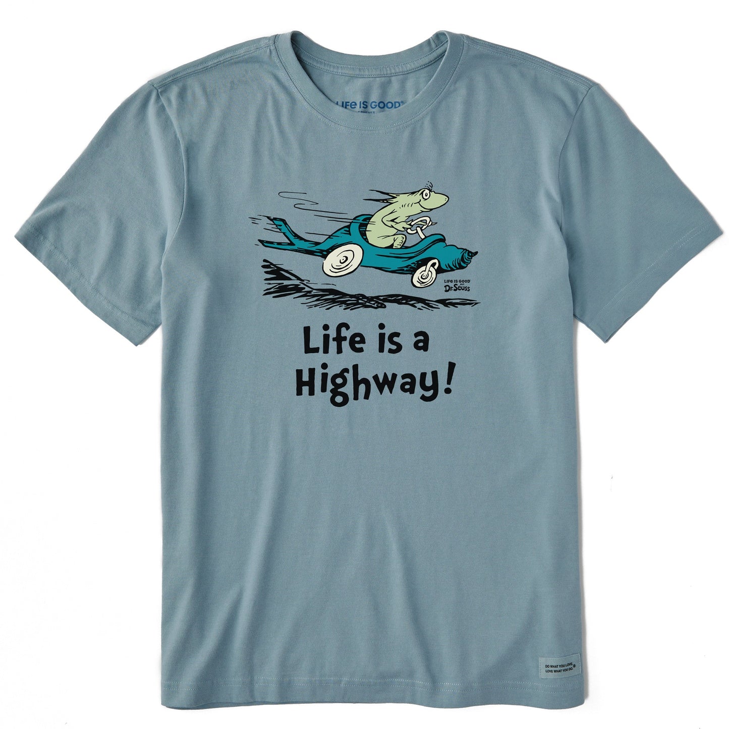Men's Dr. Seuss Life is a Highway Short Sleeve Crusher Tee