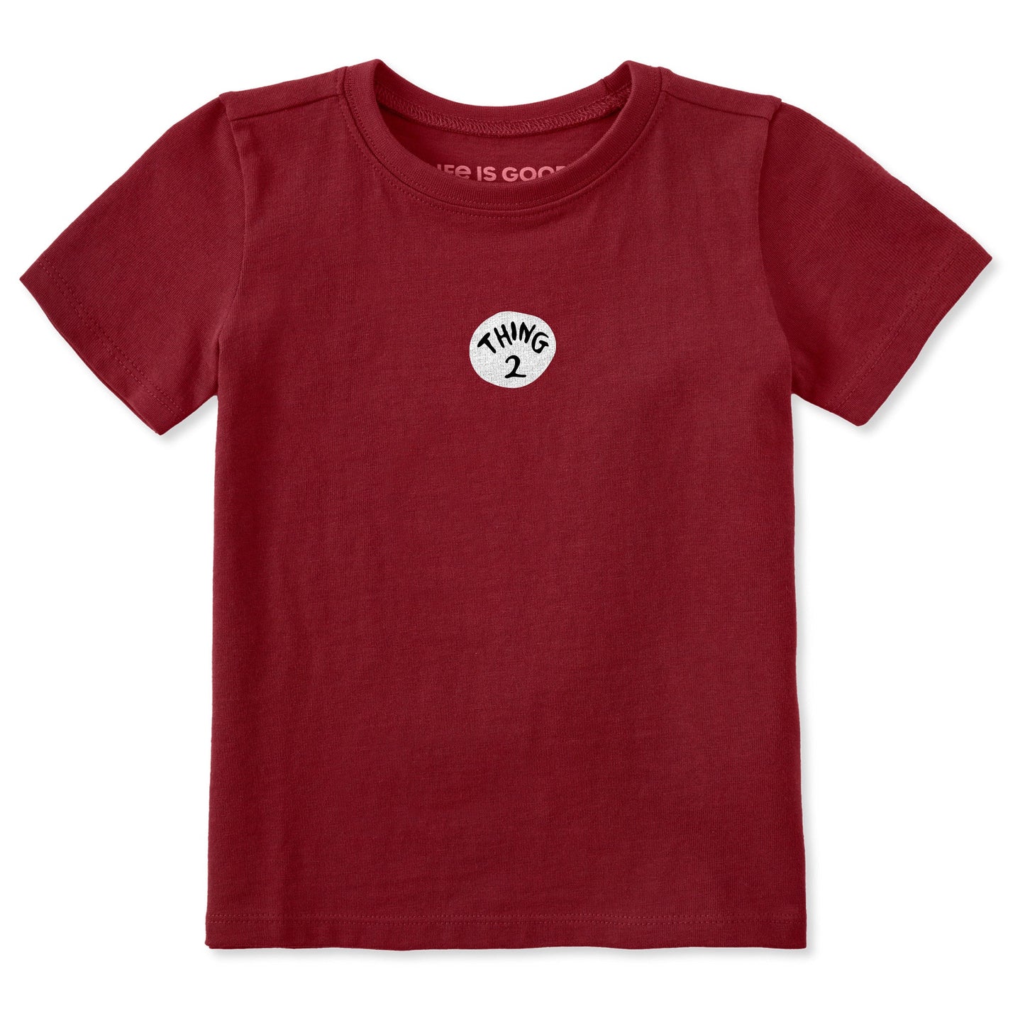 Toddler Thing 2 Icon Short Sleeve Crusher Tee