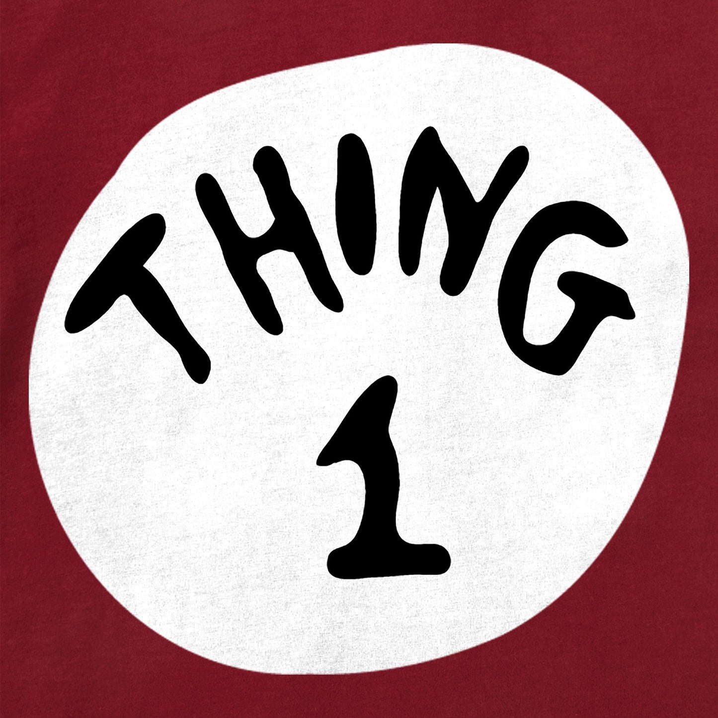 Toddler Thing 1 Icon Short Sleeve Crusher Tee