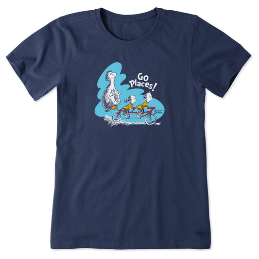 Women's Dr. Seuss Go Places Short Sleeve Tee