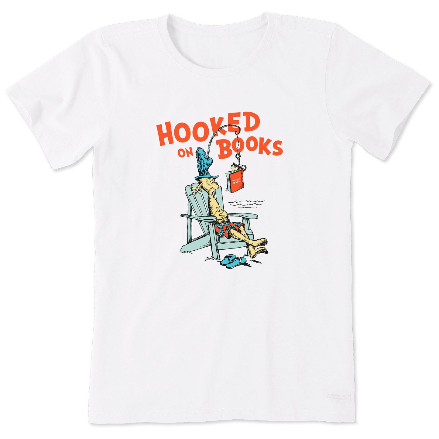 Women's Dr. Seuss Hooked On Books Short Sleeve Tee