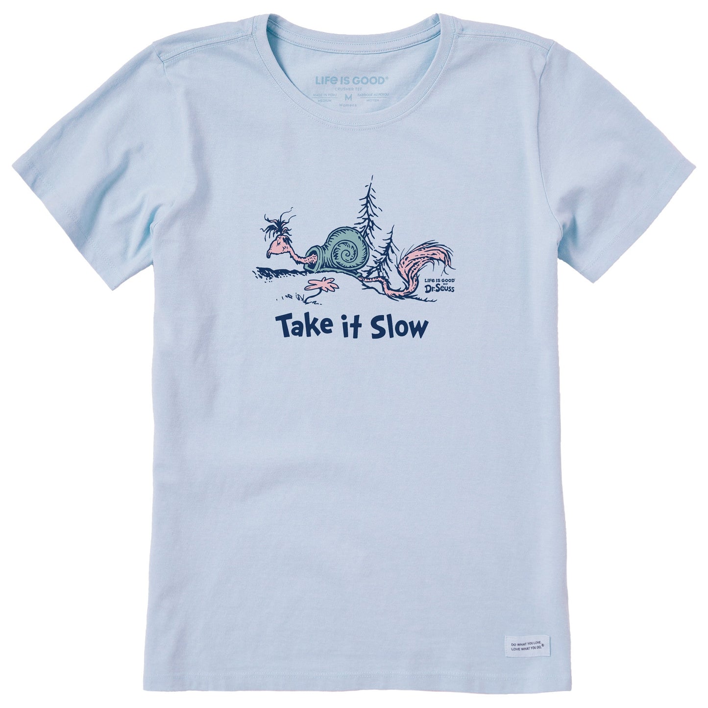 Women's Dr. Seuss Take It Slow Short Sleeve Crusher Tee