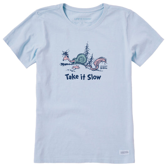 Women's Dr. Seuss Take It Slow Short Sleeve Crusher Tee