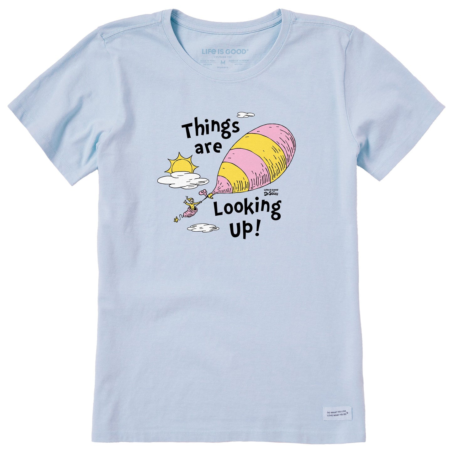 Women's Dr. Seuss Things are Looking Up Short Sleeve Crusher Tee