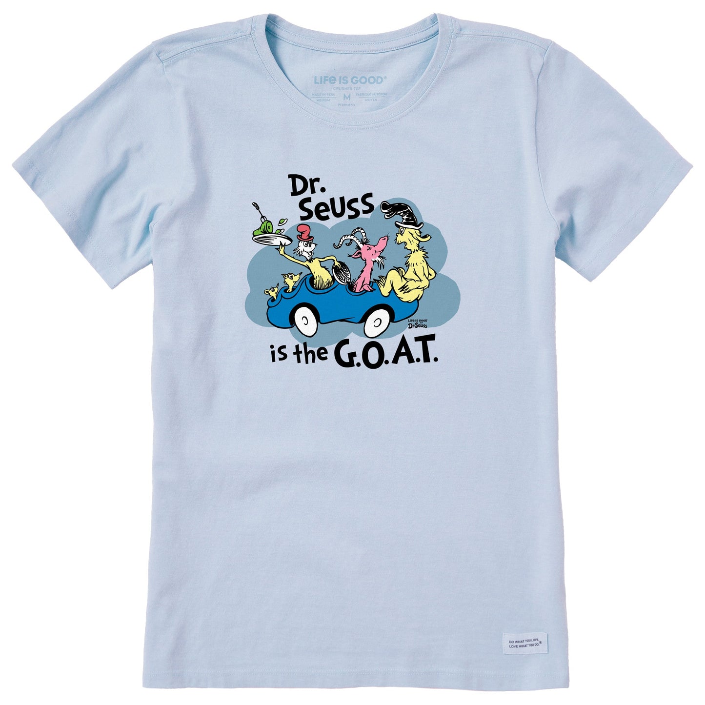 Women's Dr. Seuss is the GOAT Short Sleeve Crusher Tee