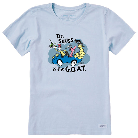 Women's Dr. Seuss is the GOAT Short Sleeve Crusher Tee