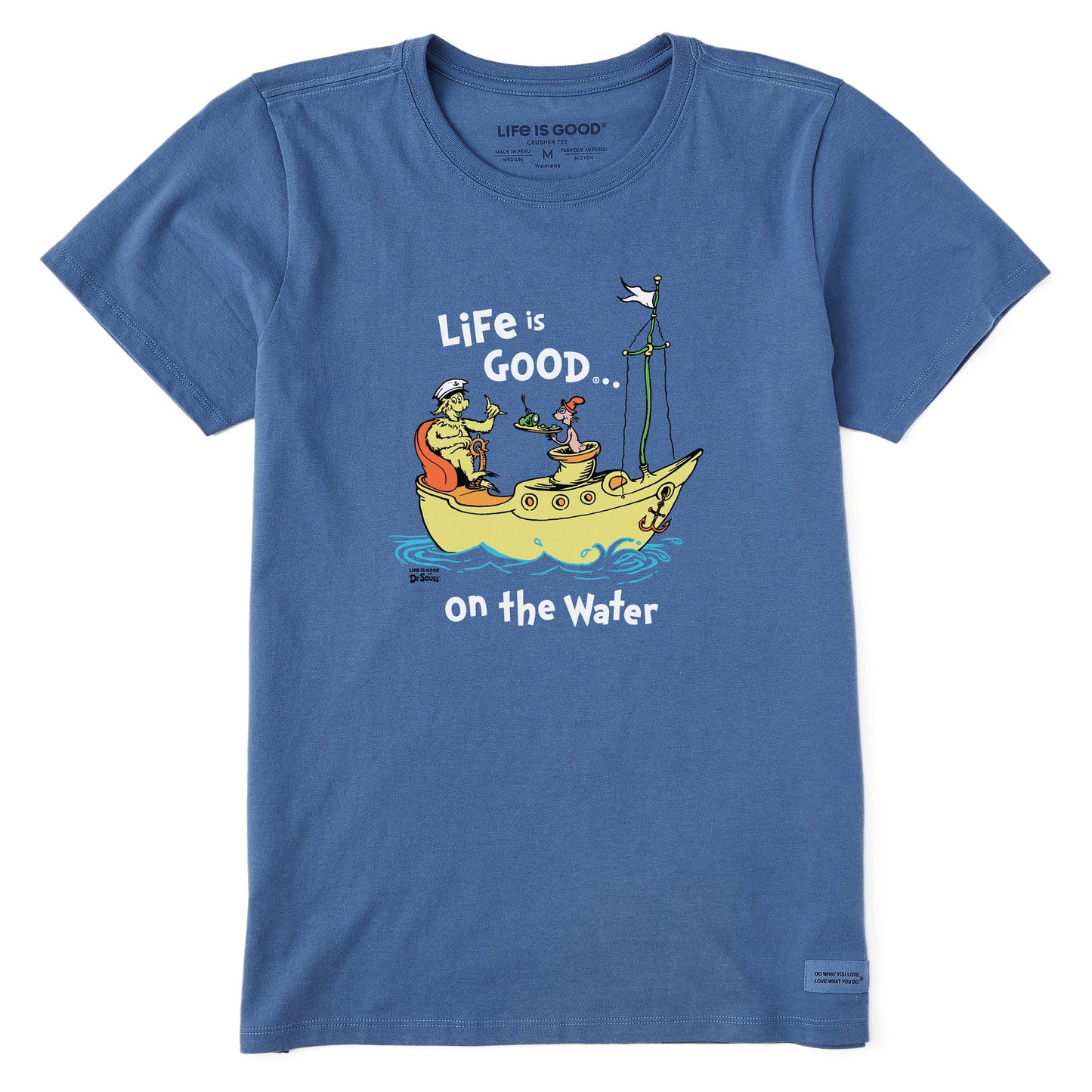 Women's Dr. Seuss Life is Good on the Water Short Sleeve Tee
