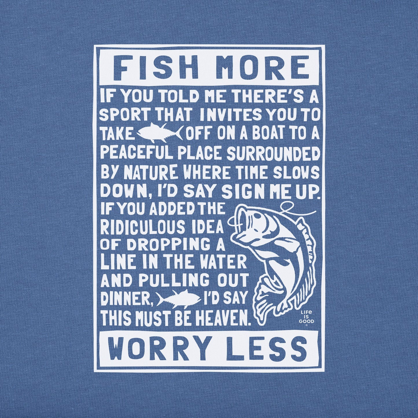 Men's Berts Fishing Manifesto Short Sleeve Crusher Tee