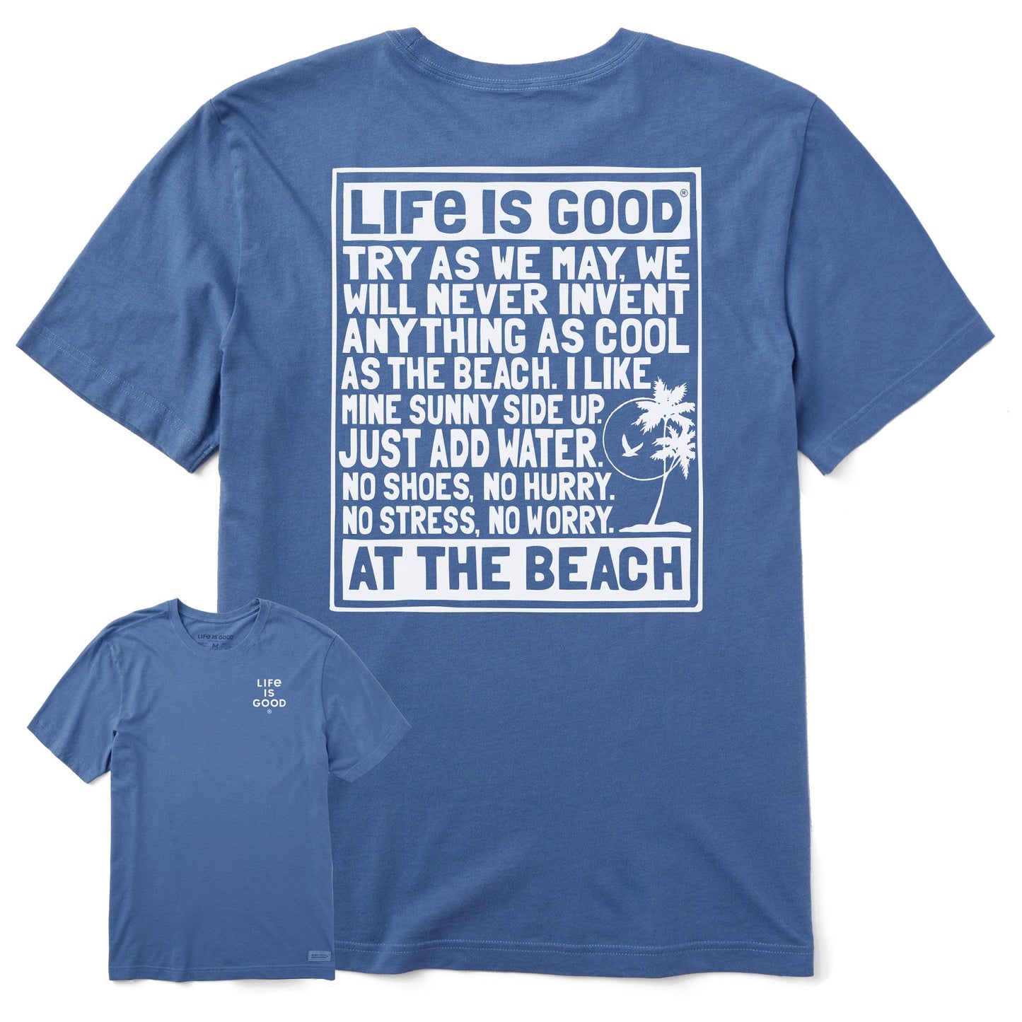 Men's Berts Beach Manifesto Short Sleeve Crusher Tee