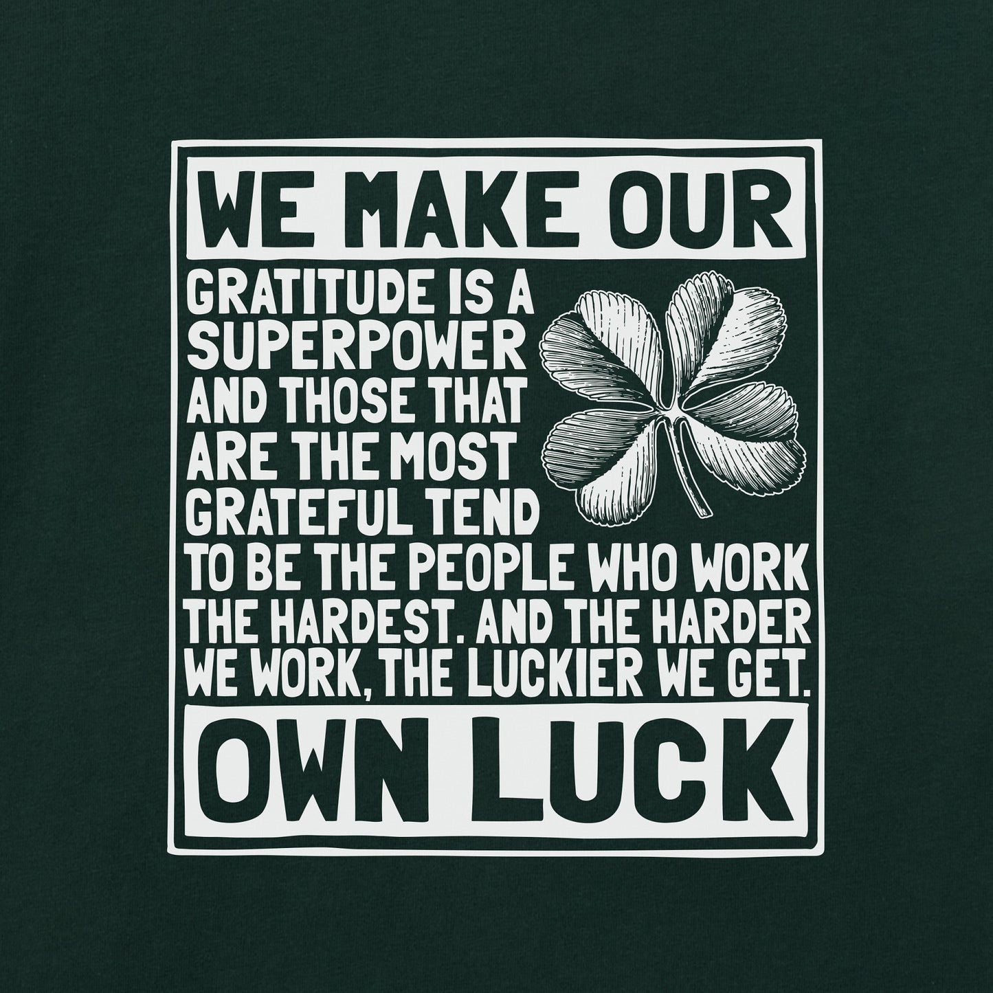 Men's Berts Luck Manifesto Short Sleeve Crusher Tee