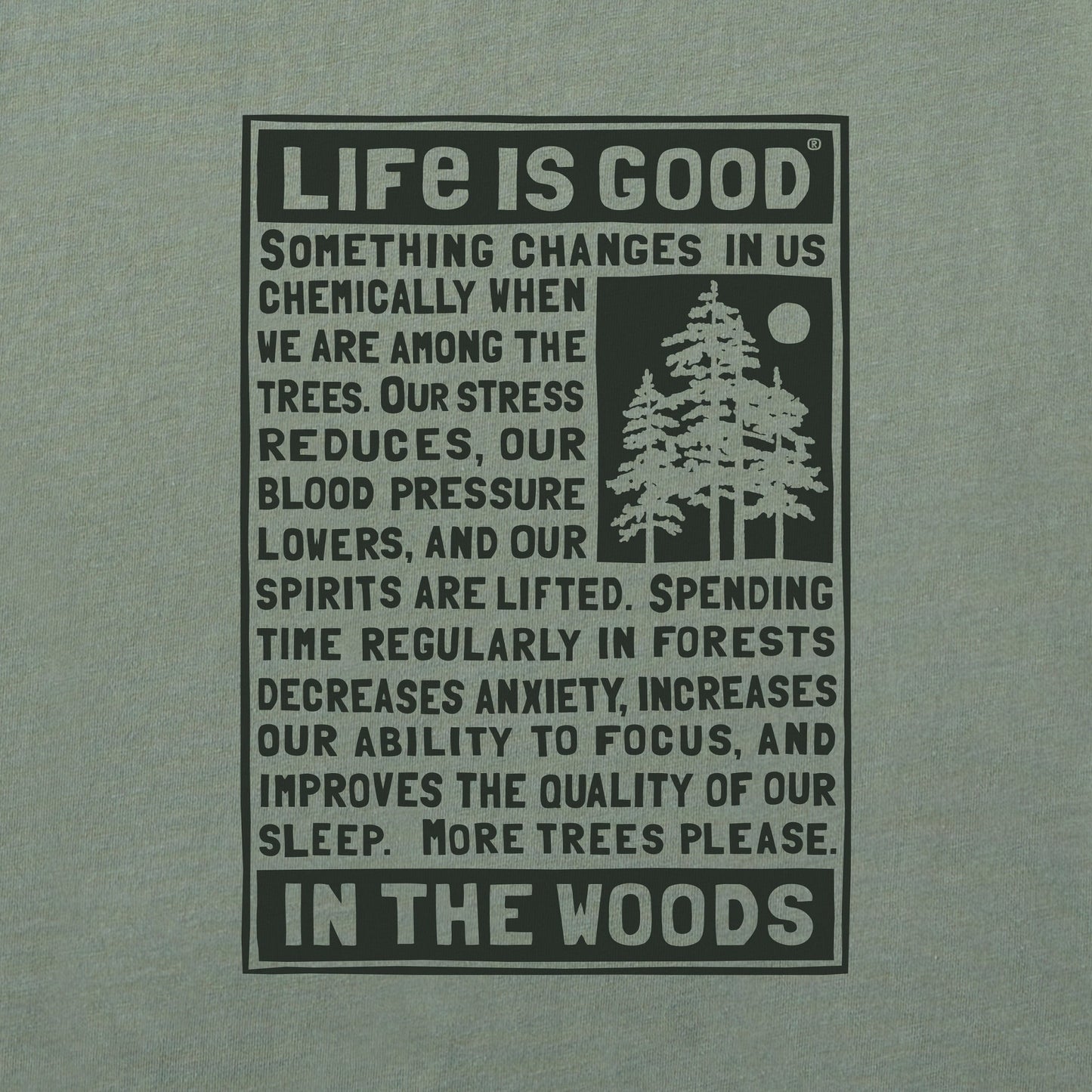 Men's Berts Tree Manifesto Short Sleeve Crusher Tee